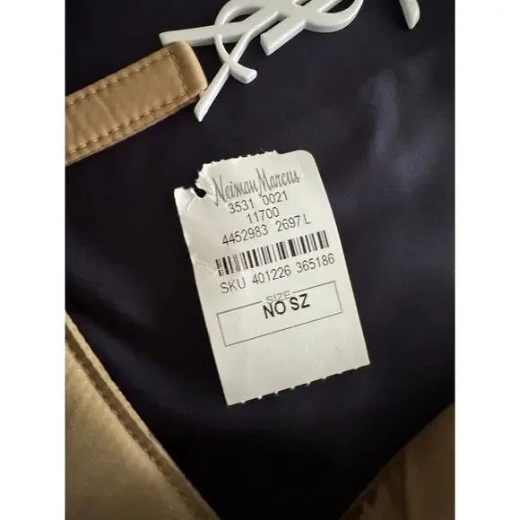 YSL Saint Laurent Women’s Le 5 À 7 Nylon Shoulder Bag Crossbody Made In Italy - Picture 7 of 16